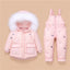 Children's Down Jacket Suit - Stylish Winter Outerwear