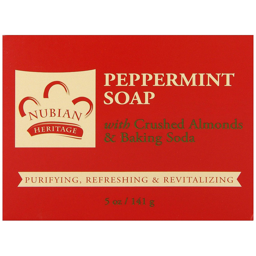 Nubian Heritage Peppermint & Aloe Bar Soap - 5 Oz