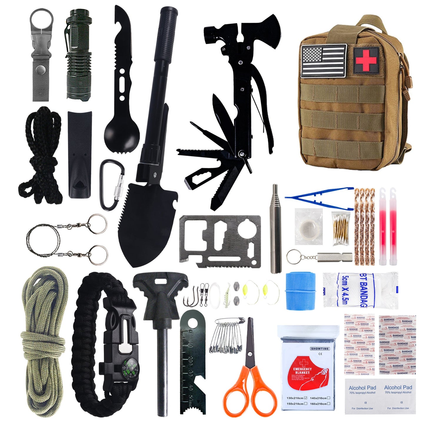 Multifunctional Outdoor Camping Equipment Suit