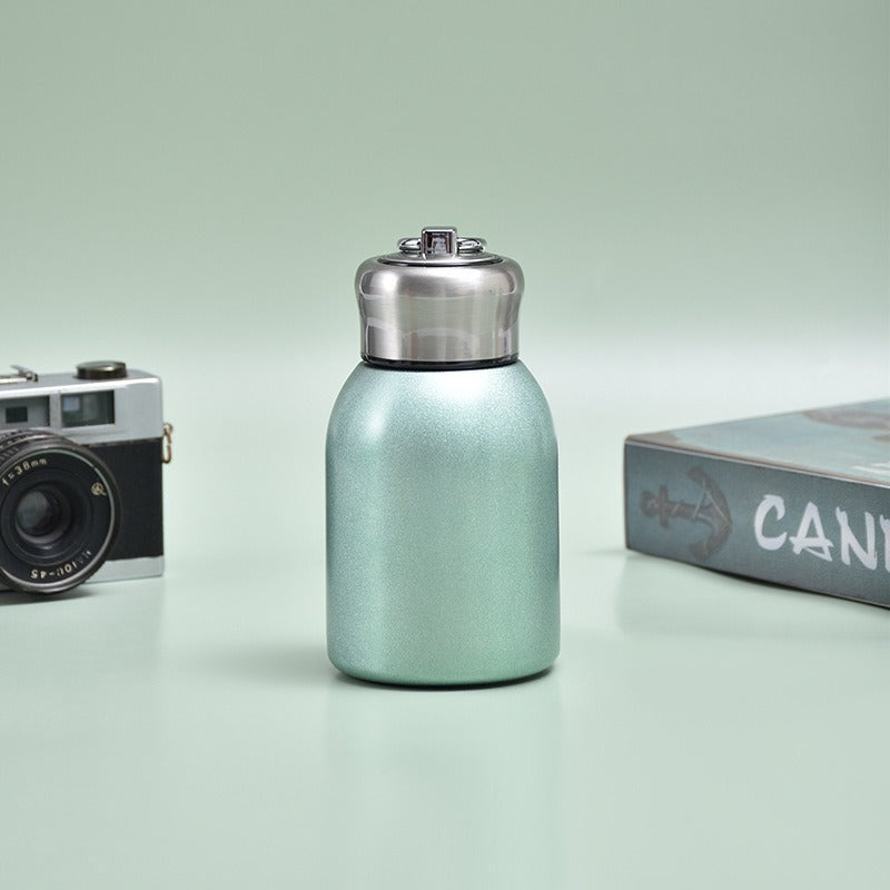 Mini 304 stainless steel chubby thermos cup double layer vacuum portable portable pocket cup gift cup - Korvel