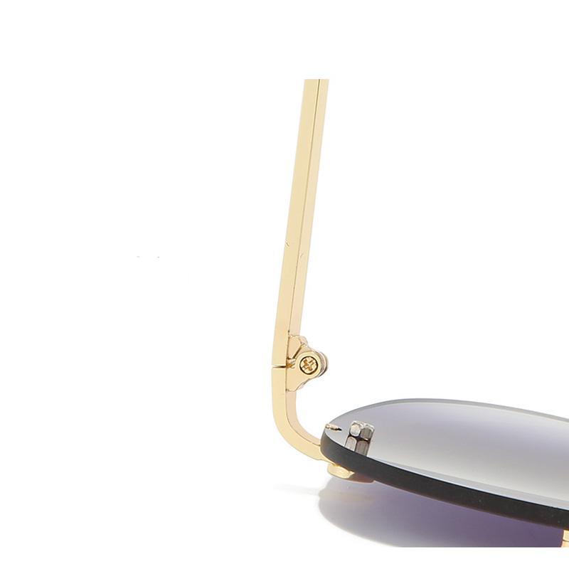 Premium Metal Rimless Sunglasses for Men and Women