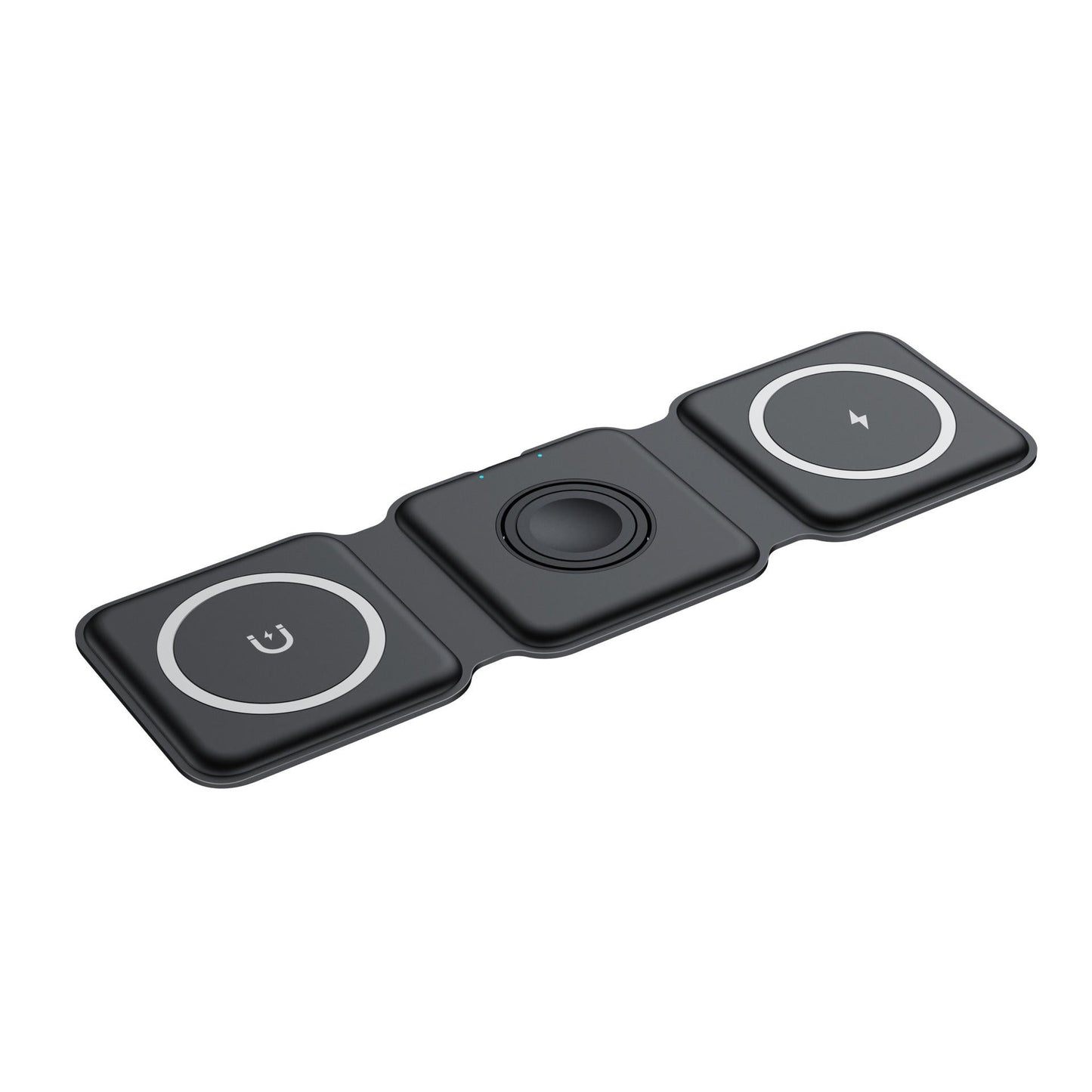 Magsafe15W Fast Charging Wireless Charging Three-In-One Folding Magnetic Wireless Charger For Apple Headset Watch - Korvel