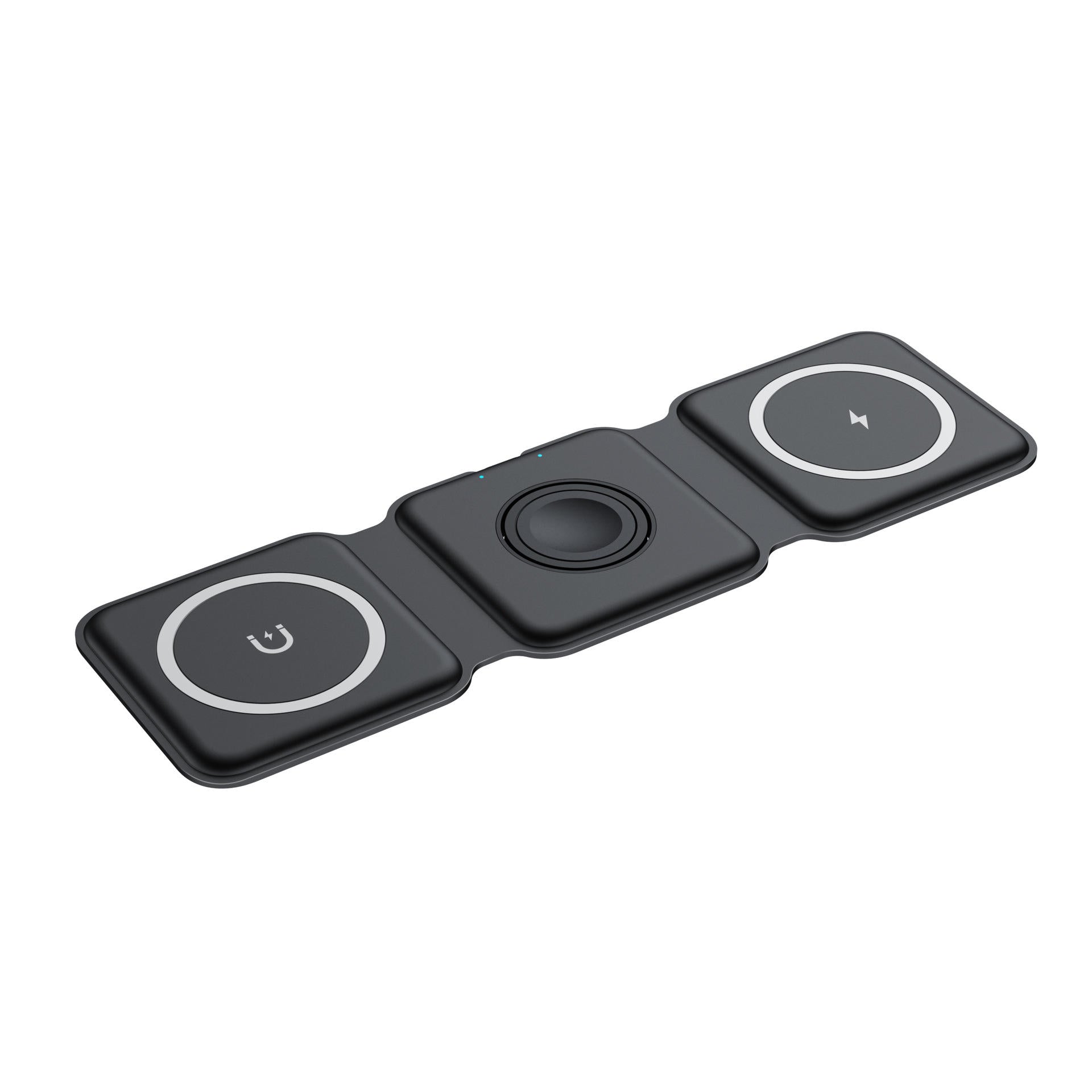Magsafe15W Fast Charging Wireless Charging Three-In-One Folding Magnetic Wireless Charger For Apple Headset Watch - Korvel