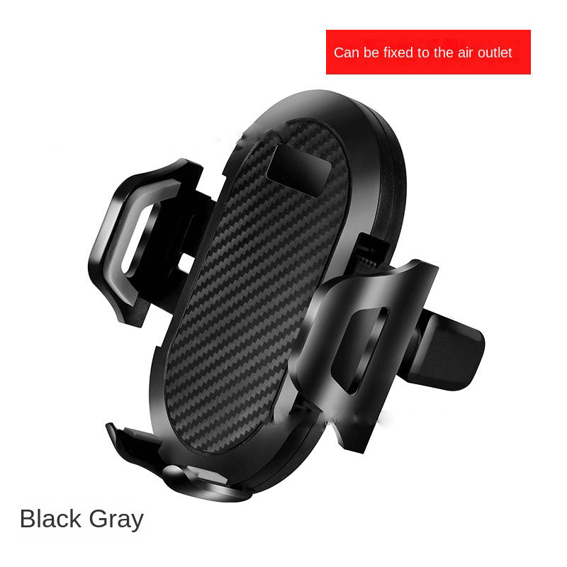 Long Rod Automatic Lock Car Phone Holder Telescopic Suction Cup Mount for Car Air Vent Lazy Live Streaming - Korvel