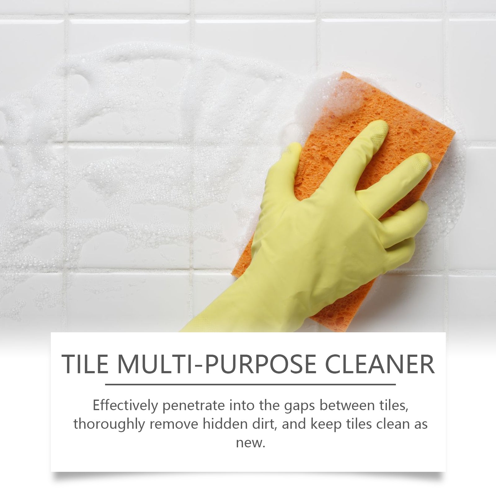 Tile Multi-Purpose Cleaner, Floor Wall Tile Polishing Maintenance Cleaning Decontamination Clean - Korvel