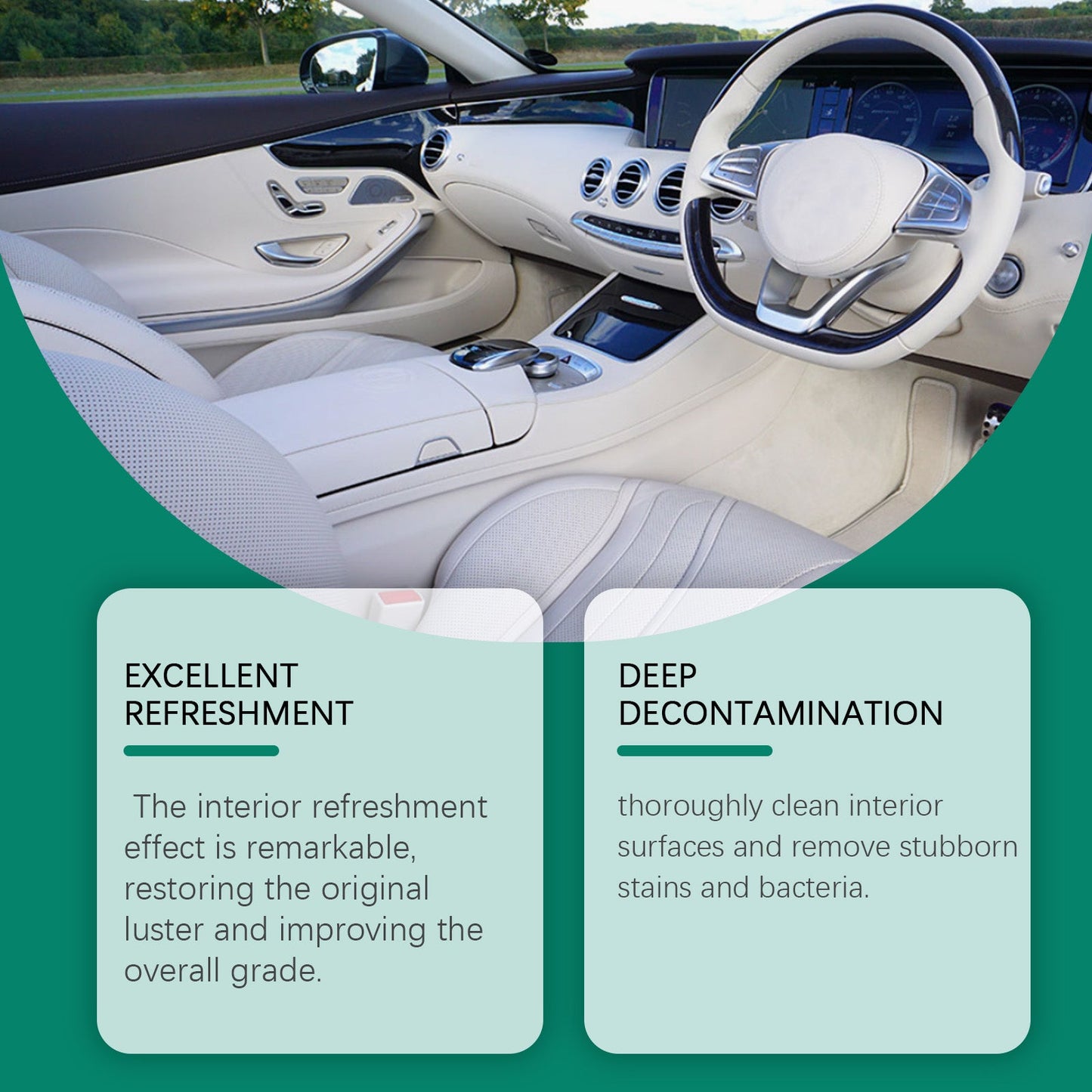 Premium Car Interior Foam Cleaner