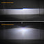 RACBOX 2Pcs 2.5 Inch Universal Bi Xenon HID Projector Lens Silver Black Shroud H1 Xenon LED Bulb H4 H7 Motorcycle Car Headlight - Korvel