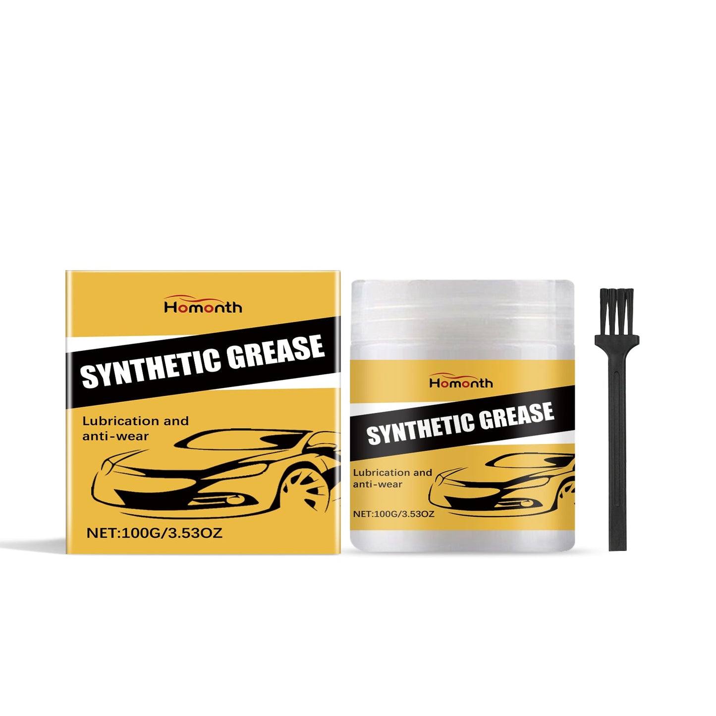 Automotive Care Grease, Automotive Parts Maintenance Multi-Function Lubrication Axle Clean Grease - Korvel