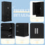 Elegant Tall Bathroom Storage Cabinet with Adjustable Shelf