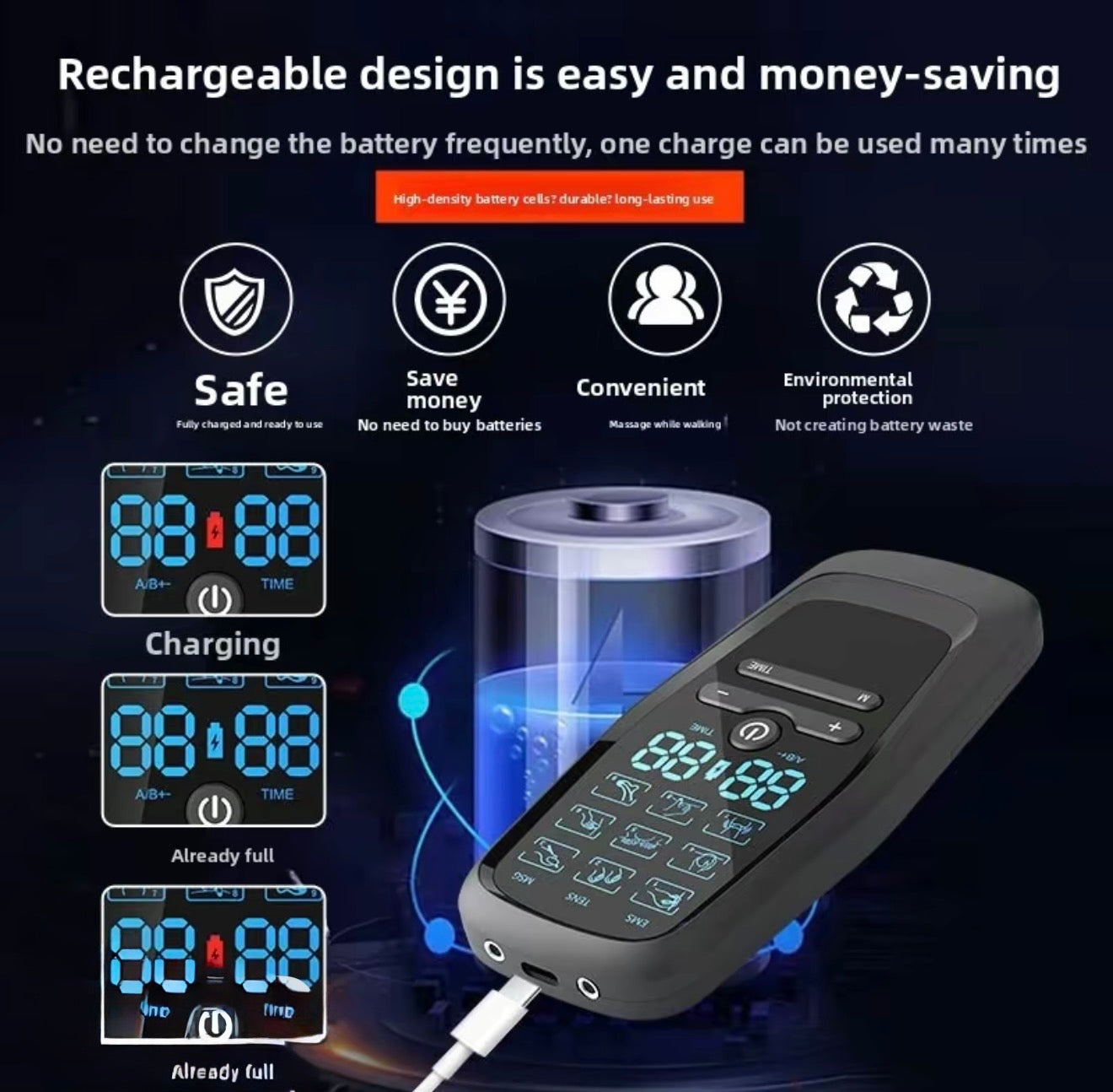 PainPulse 9-Mode Electric Massager