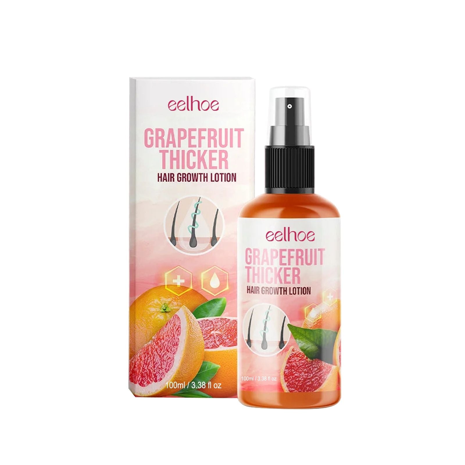 Grapefruit Hair Mist, Repair Damaged Hair Moisturizing And Thickening Hair Stabilization Spray - Korvel