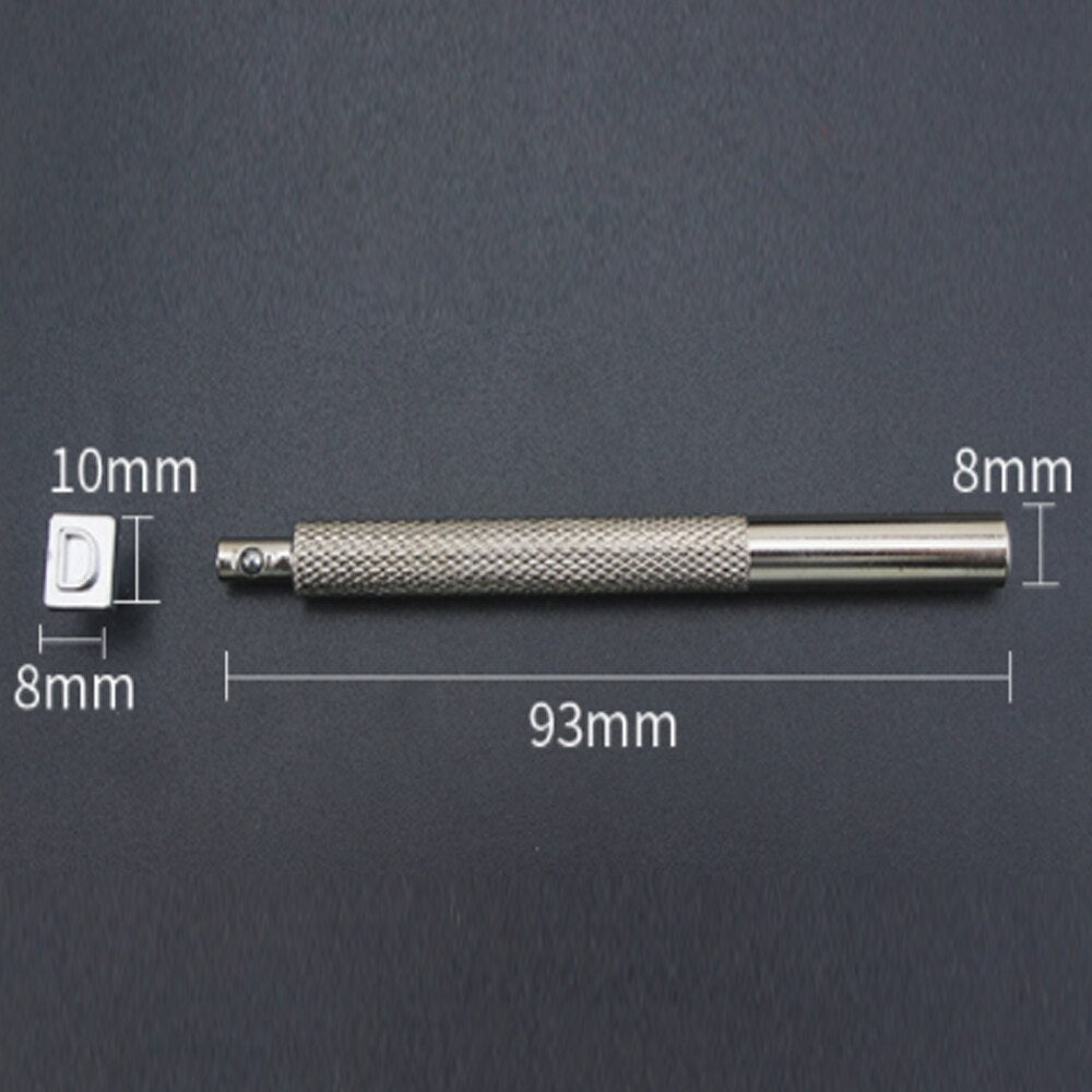 Ensemble de 36 poinçons en acier pour lettres et chiffres