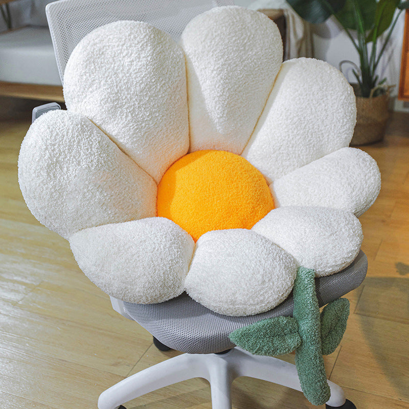 Coussin de siège en peluche floral pour le confort et le style