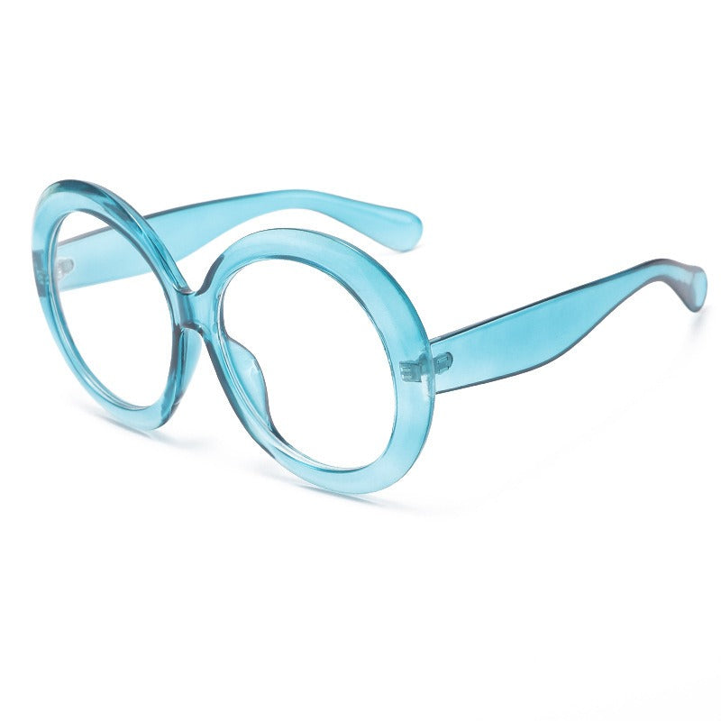 Personalized Dual Color Circular Sunglasses for Women