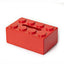 ABS Building Block Shaped Tissue Box Wall-mounted Creative Face Towel Box Organizer Perforation-free Removable - Korvel