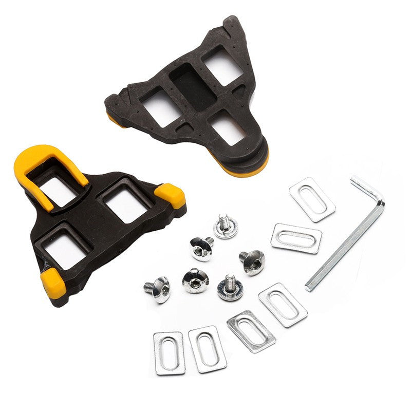 Bicycle Splint Set Special For Road Cycling Shoes|Riding Equipment Red And Yellow Optional Pedal 6 Degrees - Korvel