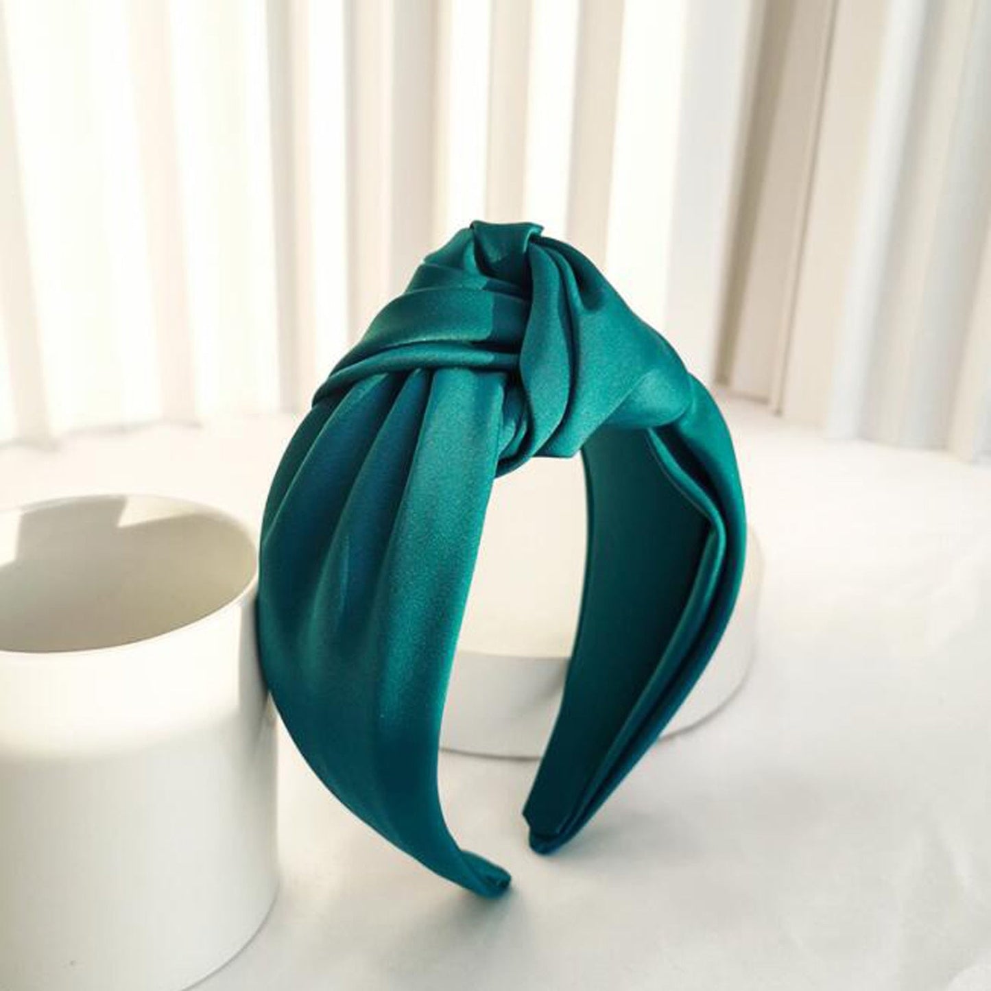Premium Solid Color Wide Headband for Women