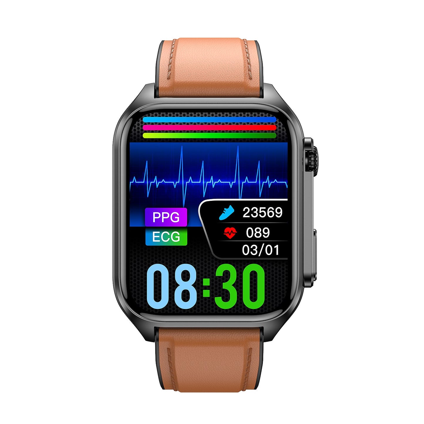 Smart Activity Monitor Watch TK12 with ECG and Sleep Tracking