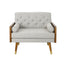 Elegant Beige Club Chair for Stylish Interiors