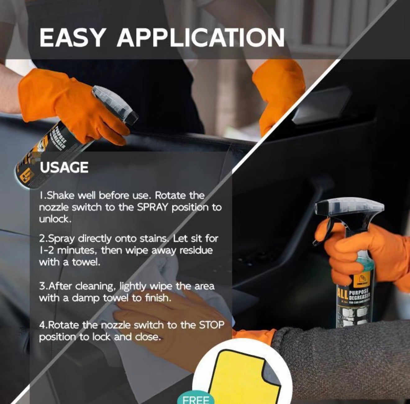 PowerClean Multi Degreaser - All-Purpose Cleaning Spray