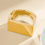 Retro Personalized Metal Square Mirror Bracelet
