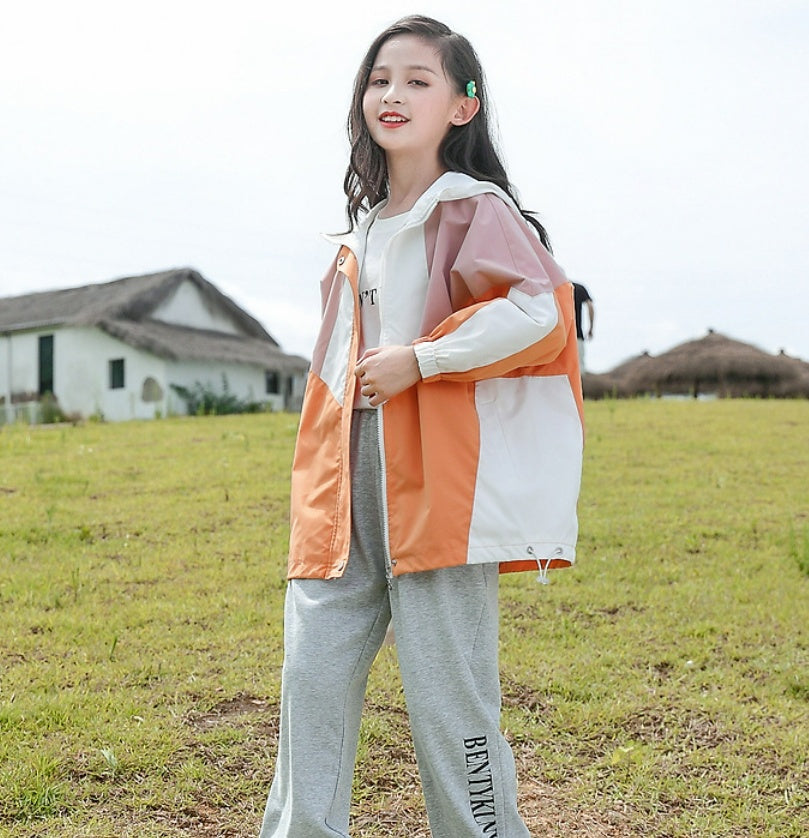Children's Spring Trench Coat - Stylish & Comfortable