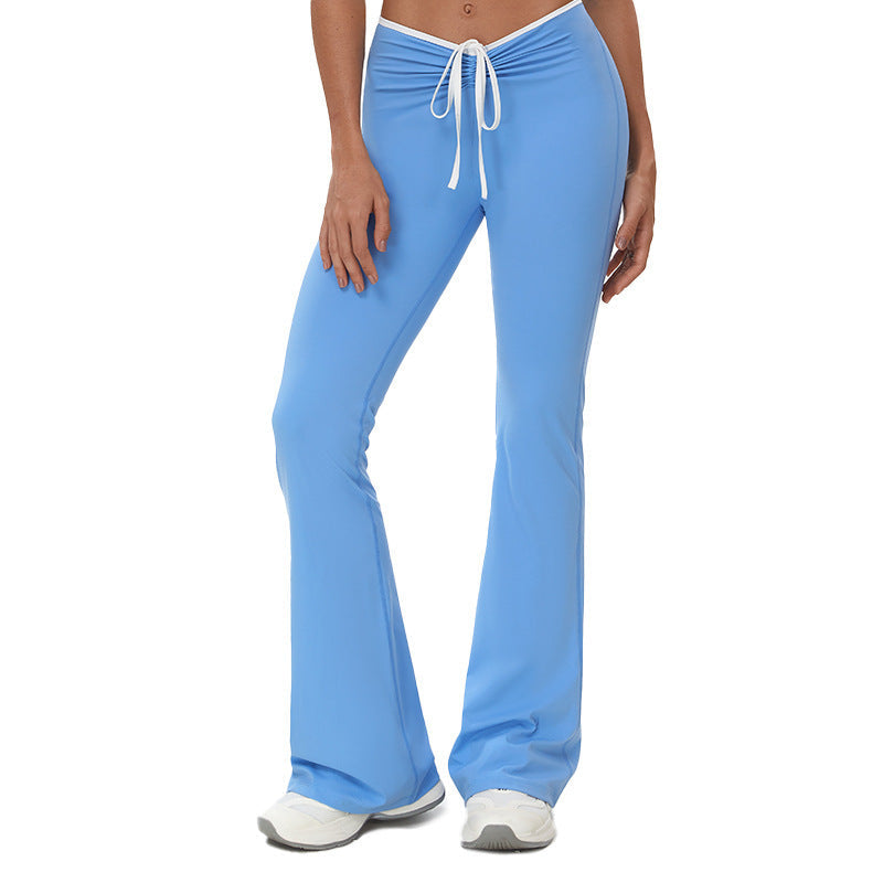Pantalons de yoga d'été avec taille élastique pour femmes actives