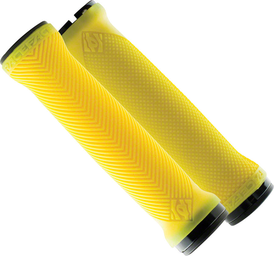 Empuñaduras RaceFace Lovehandle - Amarillo Neón Lock-On