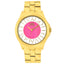 Jivago Women's Fun Watch - Pink Dial & Rose Gold Bracelet