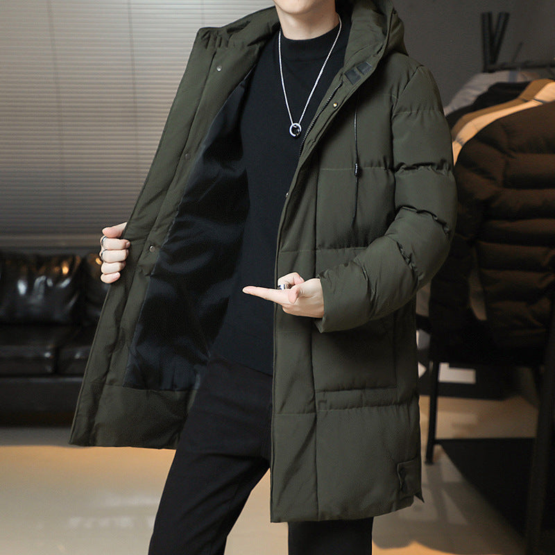 Men's Plus Size Winter Hooded Parka