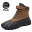 Botas de Nieve Impermeables con Cordones para Hombres y Mujeres