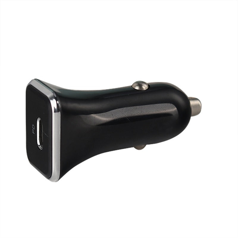 PD car charger TYPE-C fast charging car charging head CE certified 18W charger QC3.0 - Korvel