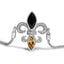 Bracelet Bolo Ajustable Fleur De Lis en Argent Sterling .925
