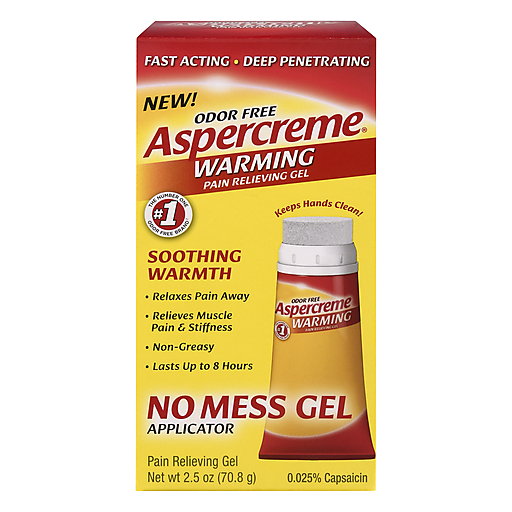 Aspercreme Odor Free Warming Gel - 2.5 Oz