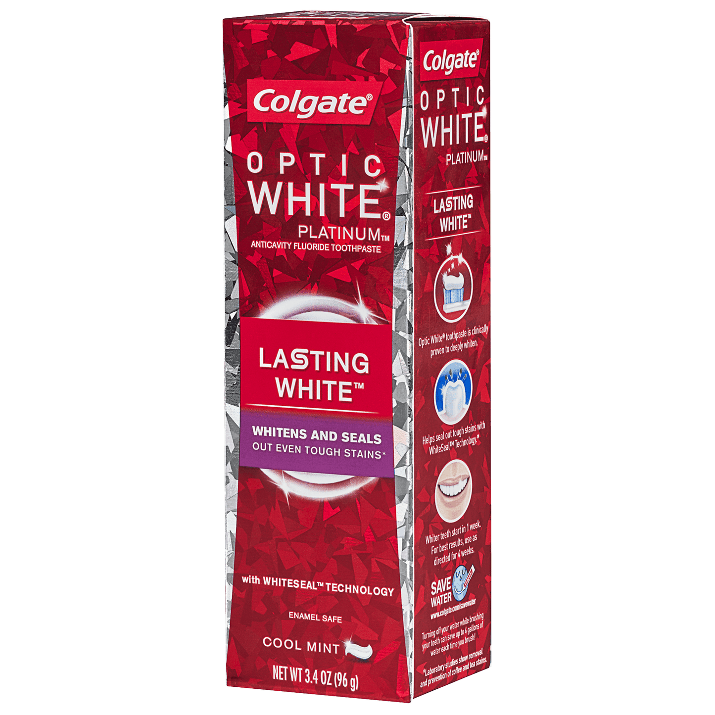 Dentifrice Colgate Optic White Platinum 3,3 Oz