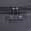 3 Piece Luggage Sets ABS Lightweight Suitcase with Two Hooks, Spinner Wheels, TSA Lock, (20/24/28) Black - Korvel