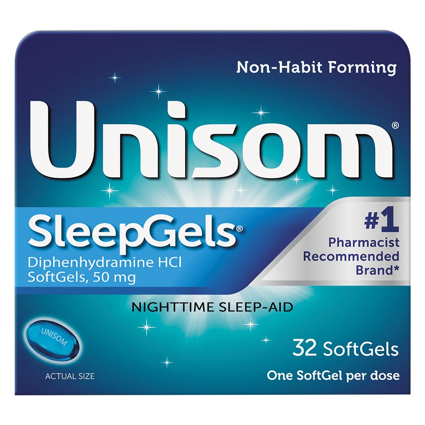 Unisom SleepGels Nighttime Sleep Aid - 32 Softgels