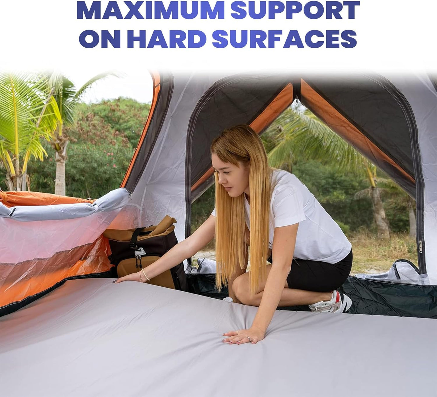 Hazli Ultra Comfort Air-Cell Memory Foam Camping Mattress