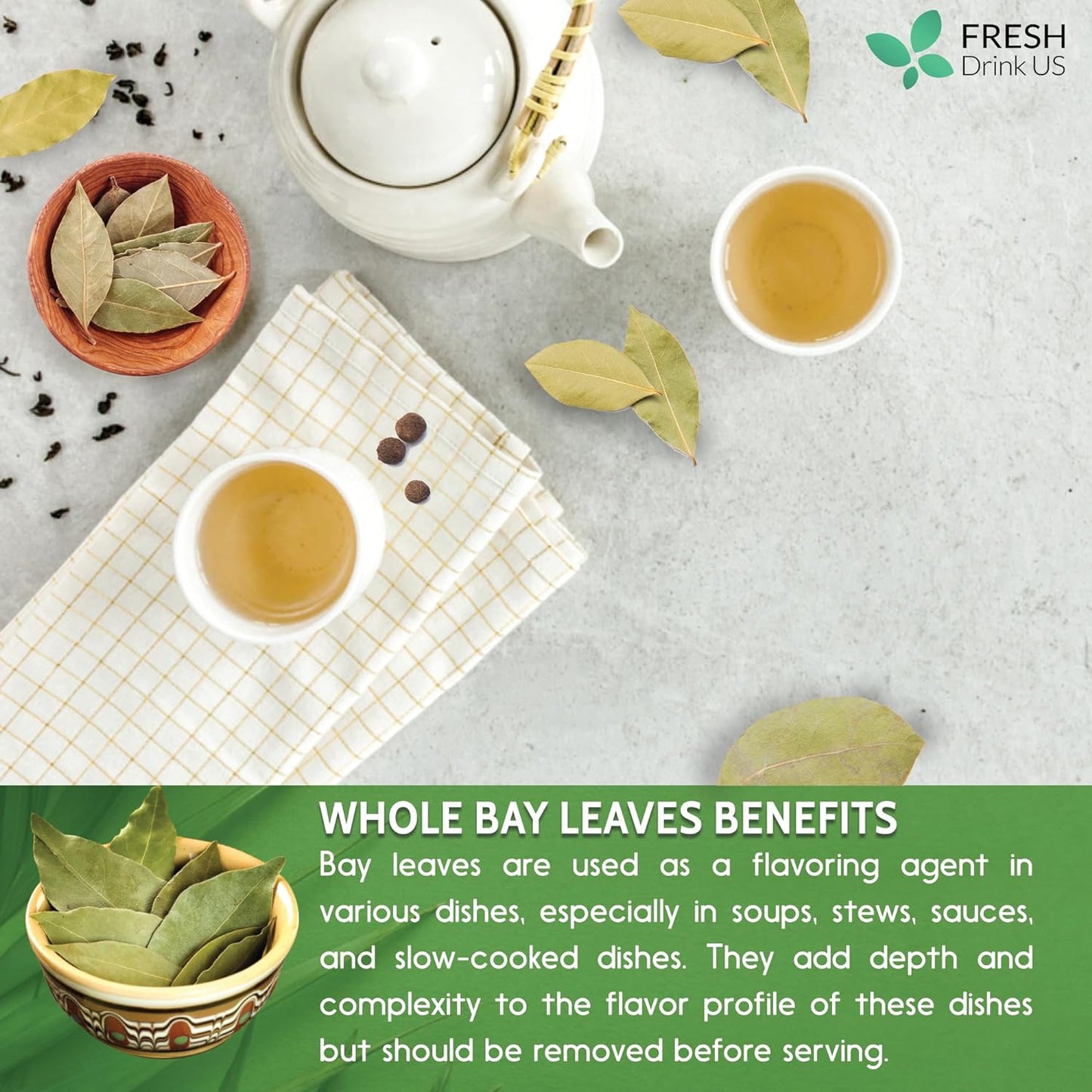 Premium Dried Bay Leaves - Whole & Powdered Spice