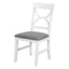 TOPMAX 6-Piece Wood Dining Table Set - Farmhouse Style