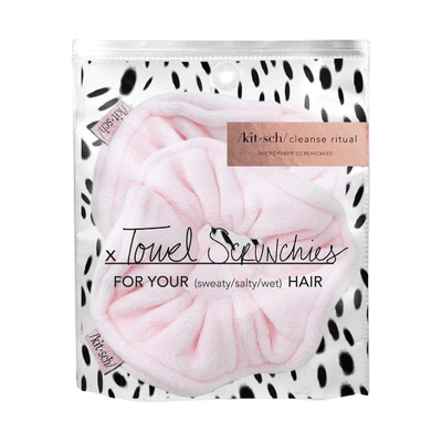 KitSch Microfiber Towel Scrunchies in Blush