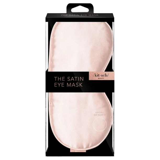 Mascarilla de Ojos de Satén Ajustable KitSch para un Sueño Cómodo