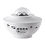 Full Sky Star Laser Sky Projection Light Atmosphere Light Bluetooth Music USB Flame Bowl Water Pattern Light Night Light - Korvel