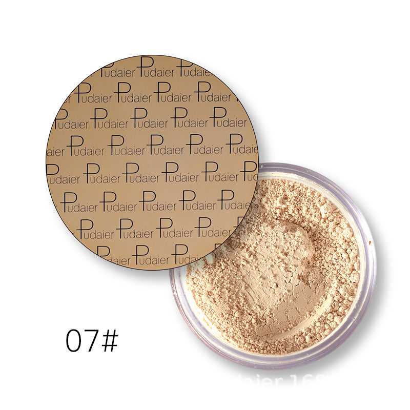 Pudaier Mineral Matte Pearlescent Loose Powder High Gloss Repair Powder Concealer Fixing Powder - Korvel