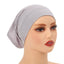 High-Quality Solid Color Silk-Cotton Lining Cap Women's Fashion Simple Versatile Wide-Brimmed Hat - Korvel