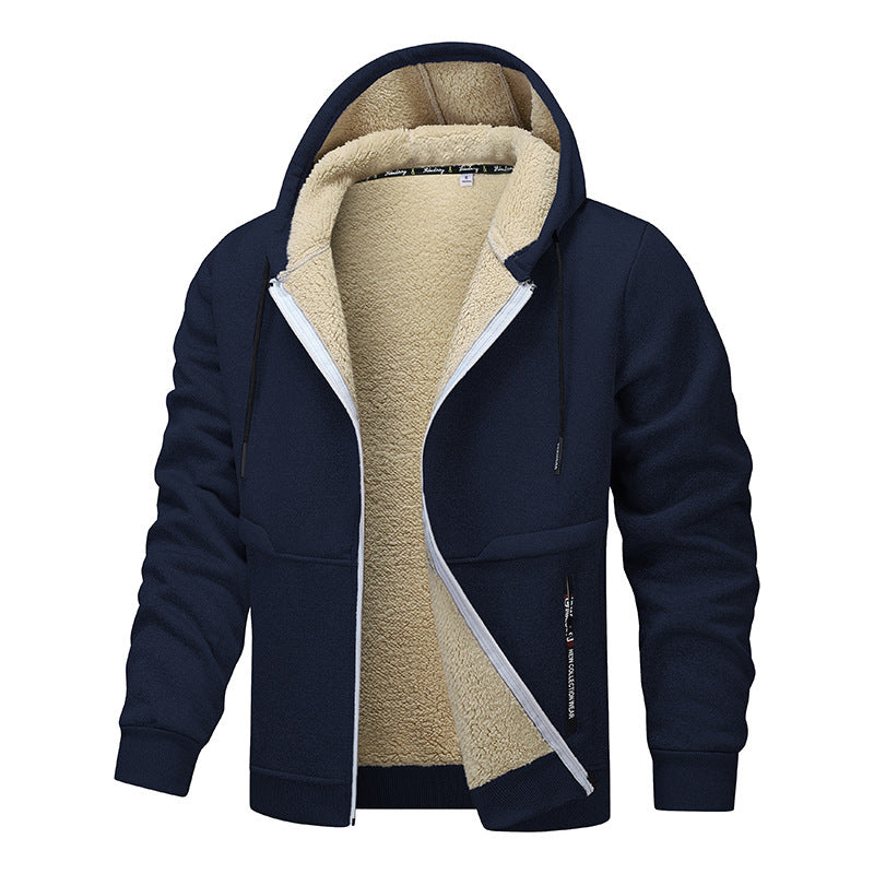 Men's Premium Lambswool Thickened Puffer Jacket