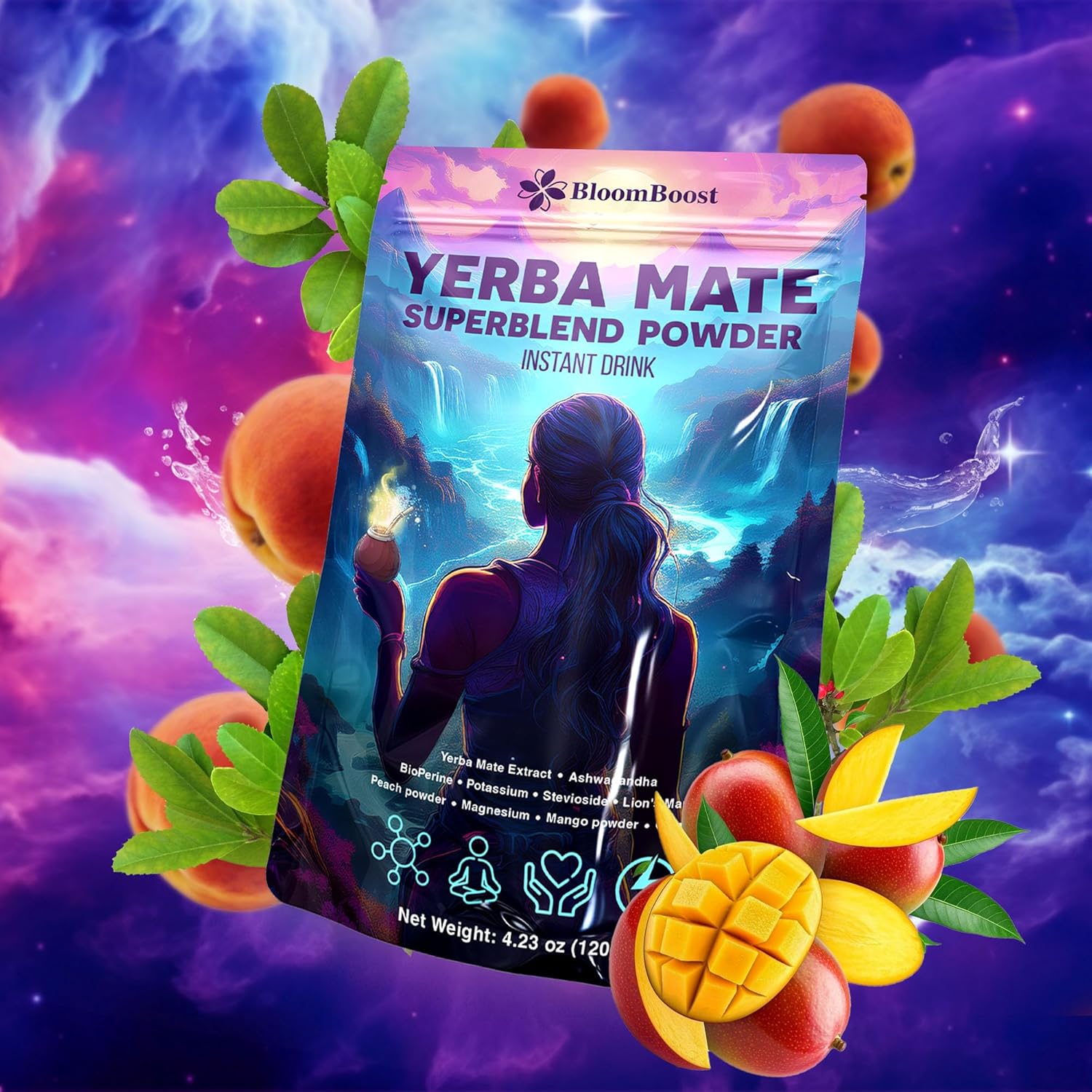 Yerba Mate Instant Tea Powder | Superfood Energy & Focus Blend - Korvel