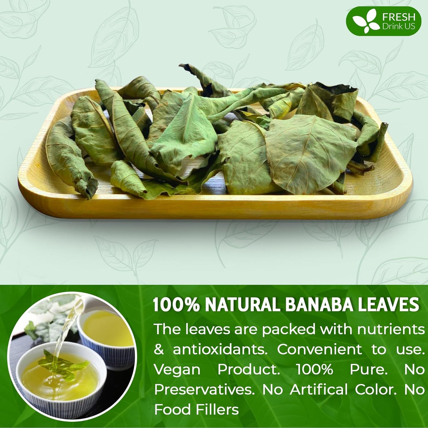 Premium Banaba Dried Leaves - Korvel