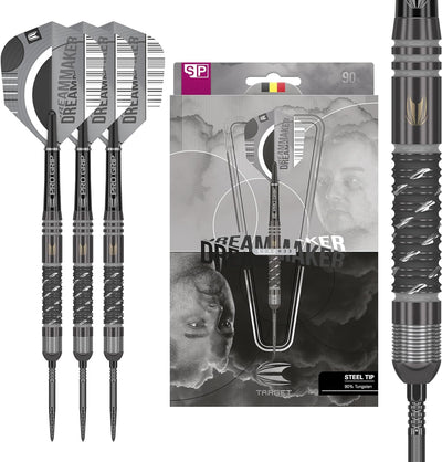 Dimitri Van Den Bergh Signature 90% Tungsten Steel Tip Darts - Korvel