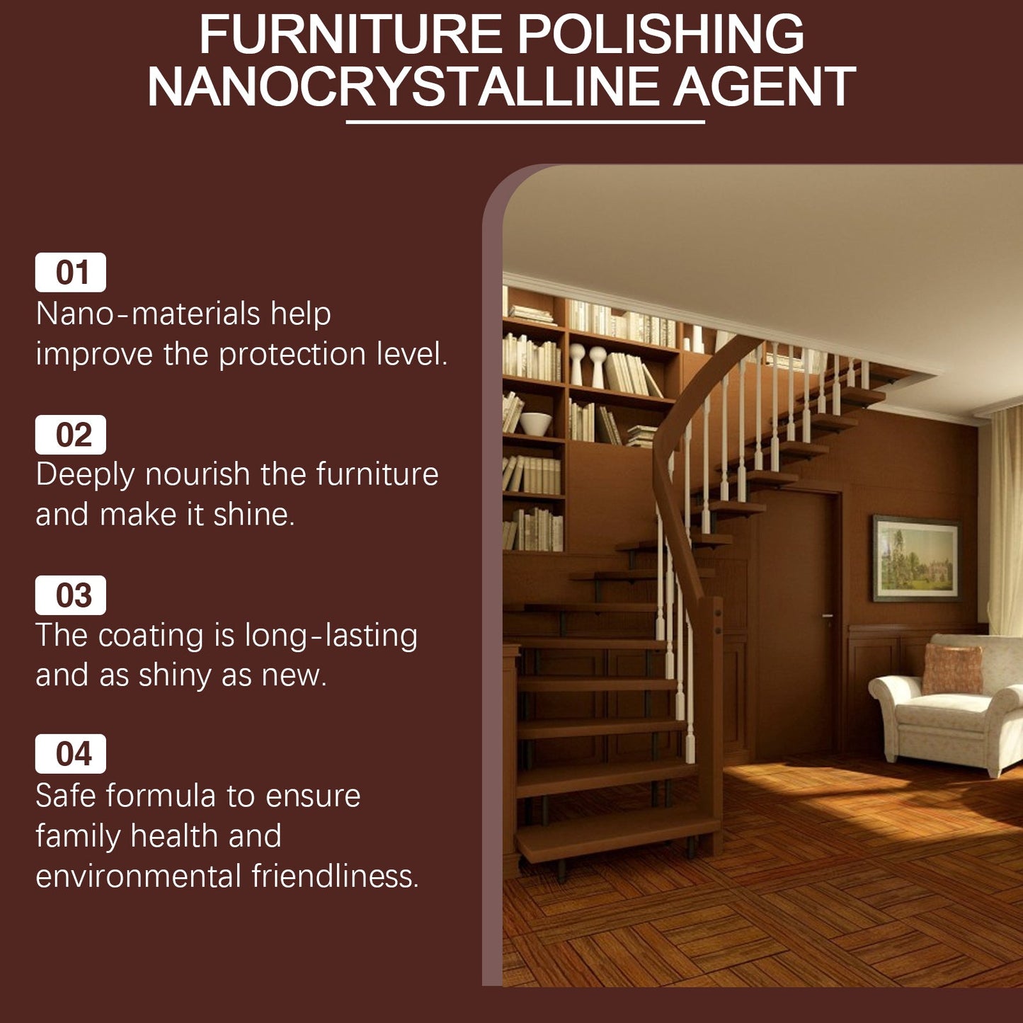 Furniture Polishing Nanocrystalline Coating Agent Cleaning And Polishing Agent Gentle Care And Maintenance Polish - Korvel